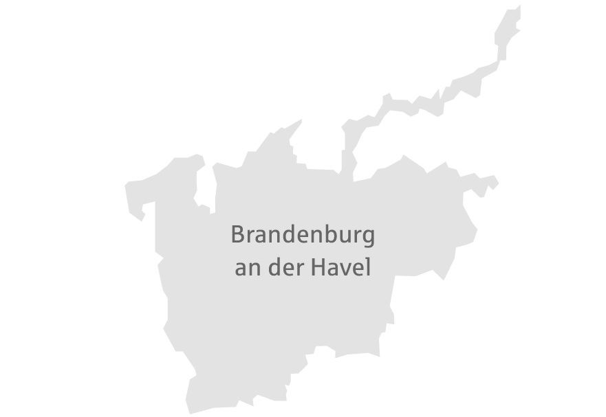 Brandenburg an der Havel Karte