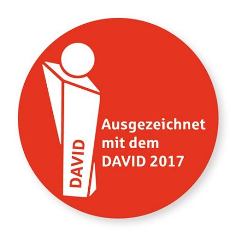 Logo - Ausgezeichnet mit dem DAVID 2017